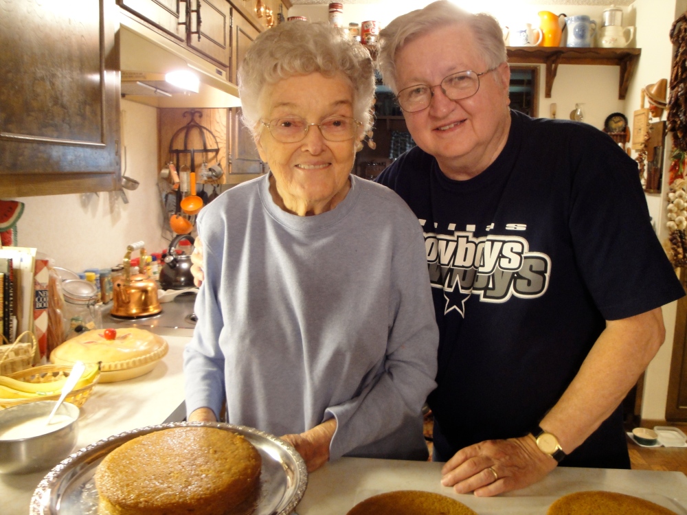 For the last several years, baking the cake had become a joint effort, with my dad being in charge of chopping the carrots and the nuts in the blender. 